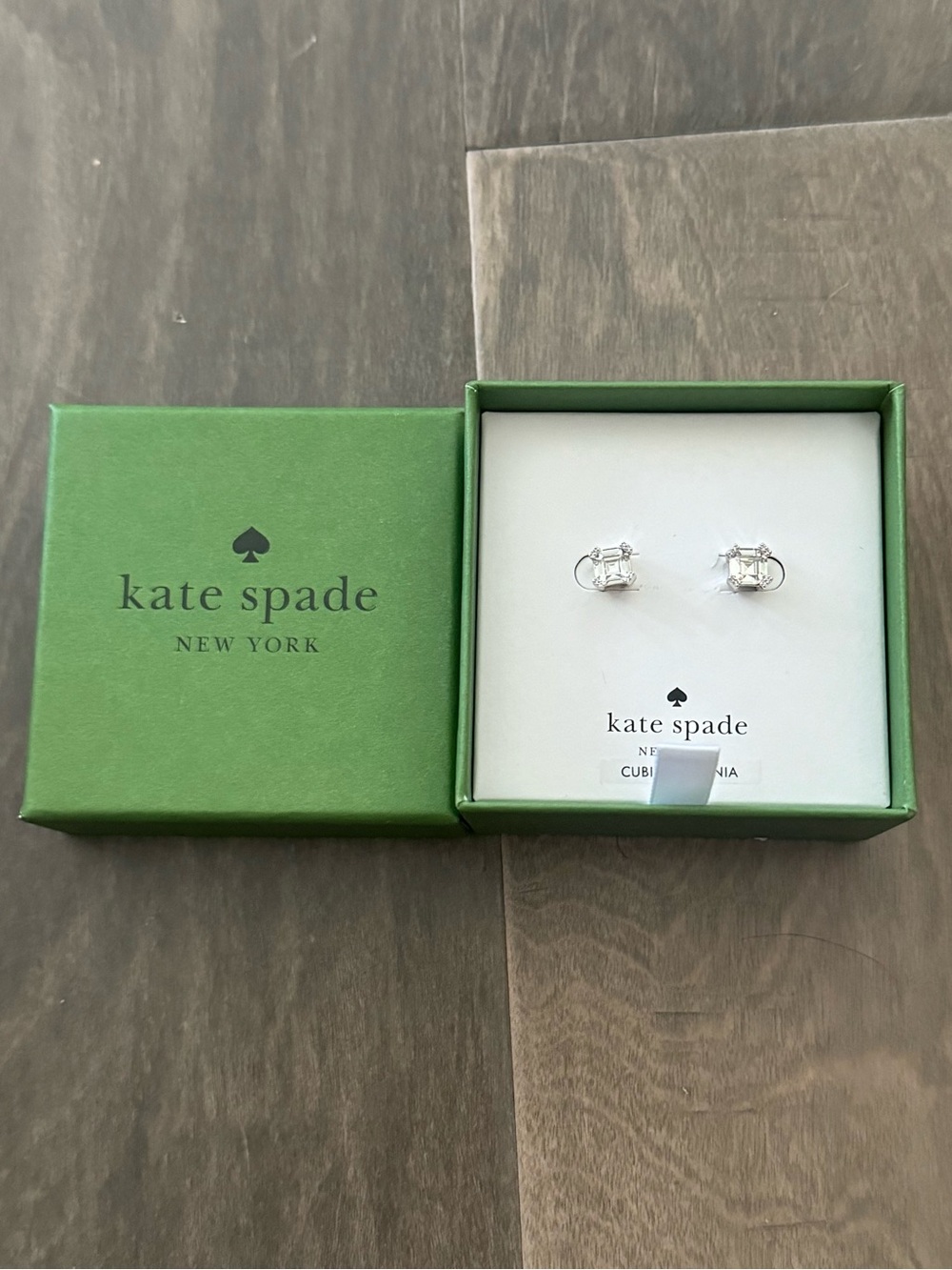 kate spade Silver Bow Stud Earrings